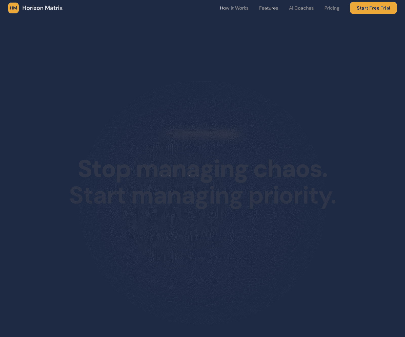 Horizon website screenshot