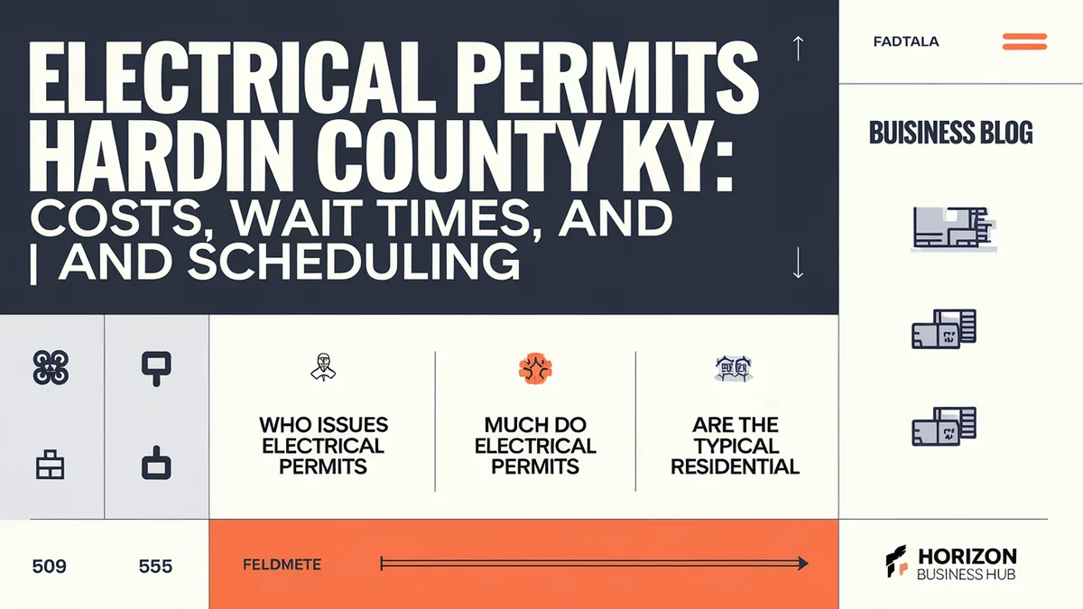 Electrical Permits Hardin County KY: Costs, Wait Times, and Scheduling